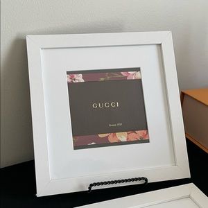 Custom Picture Frame made with Gucci packaging materials